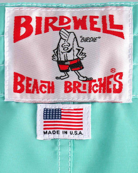 License Plate Label with Birdwell Logo and Made In USA on waistband.