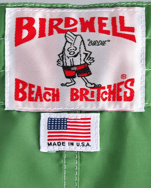 License Plate Label with Birdwell Logo and Made In USA on waistband.
