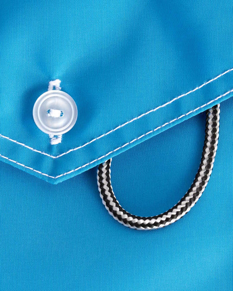 Close-up of back pocket with key loop.