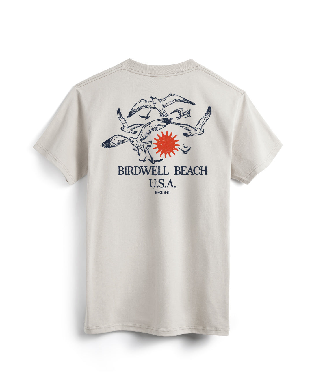 Tourist Pocket T-Shirt - Cement – Birdwell