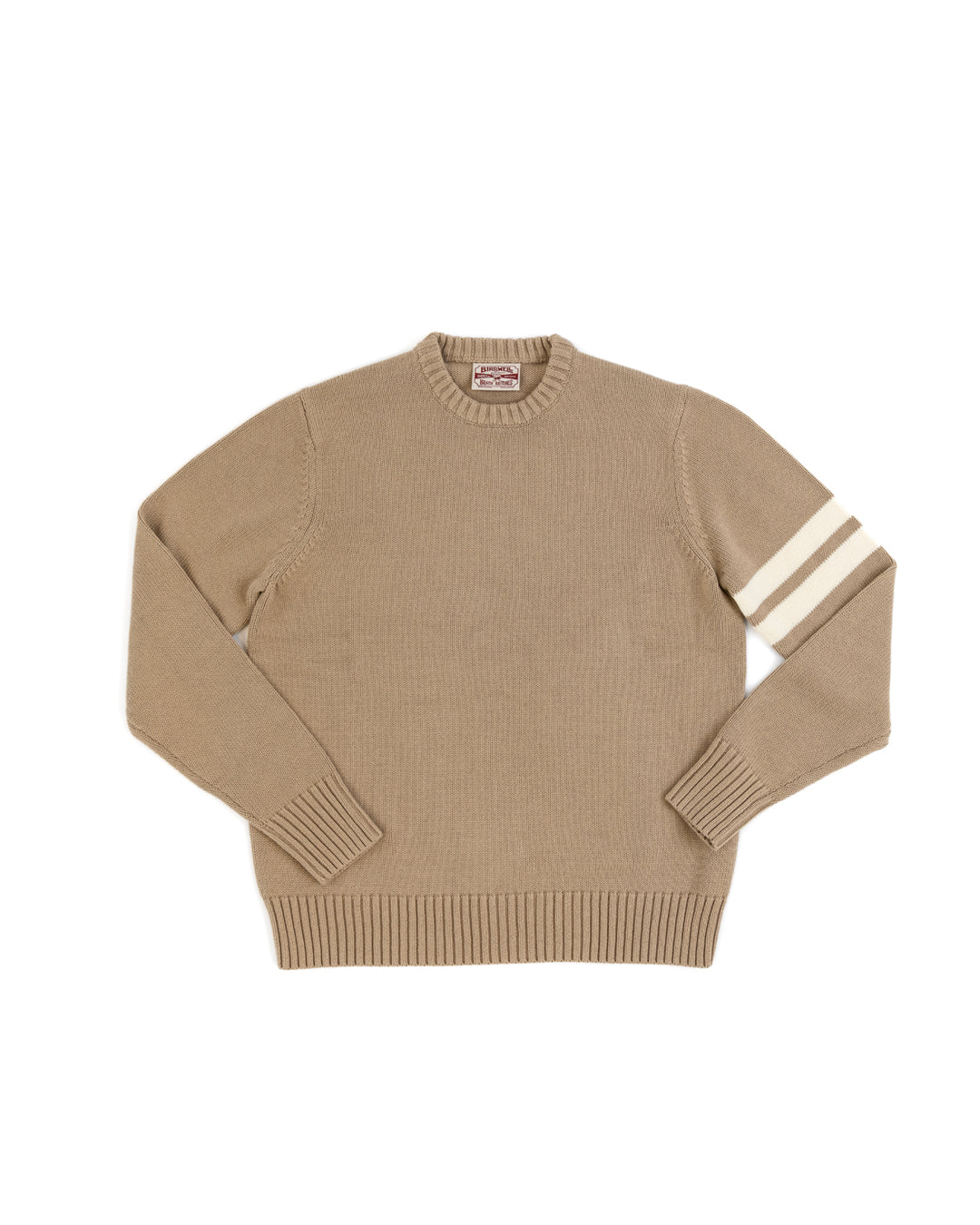 Comp Stripe Sweater Bark Bone