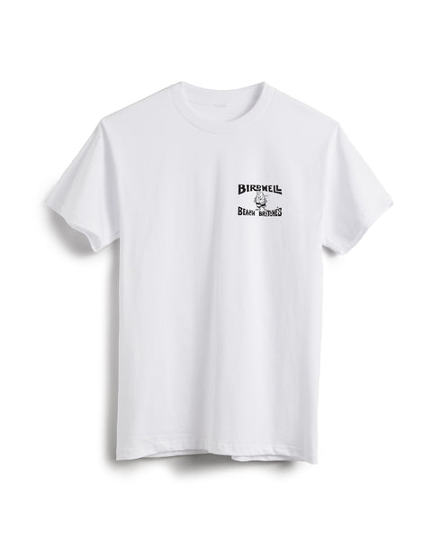 License Plate T-Shirt - White & Black