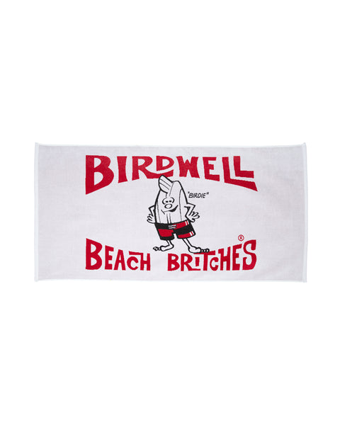 License Plate Towel - White