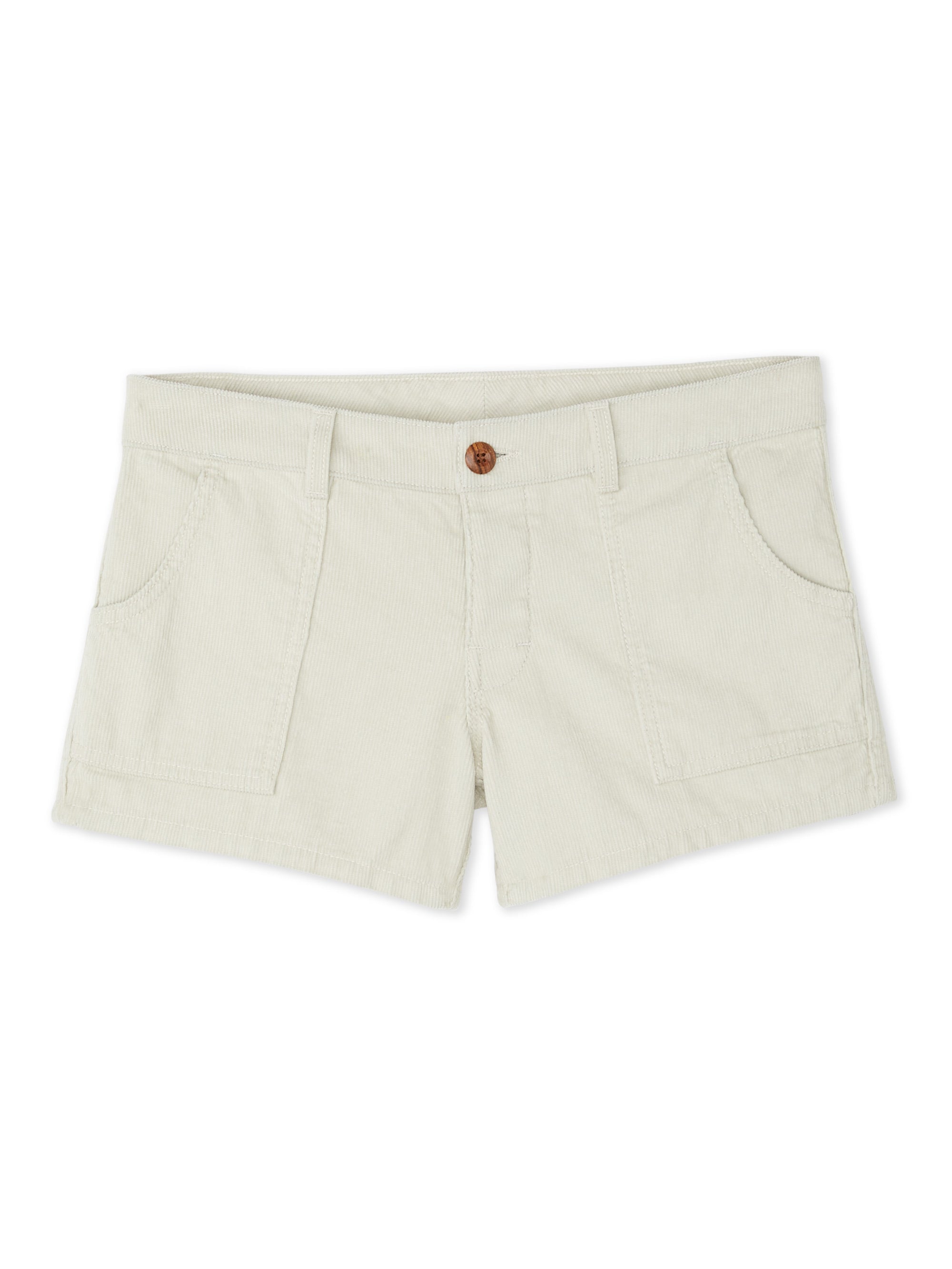 Women's Classic Corduroy Shorts - Stone