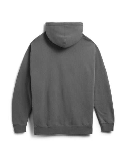 Gray hoodie on a white background