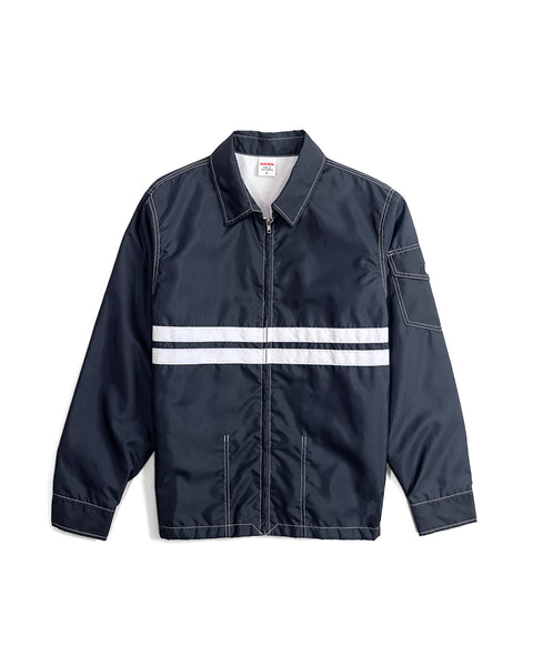 ジャケット・アウター L BIRDWELL 3 STRIPE COMPETITION JACKET Comp Jacket 25 - Navy/White – Birdwell
