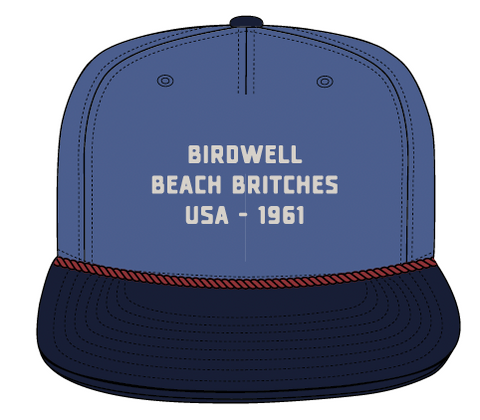 Trademark Hemp Snapback - Federal Blue/Navy