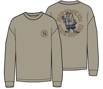 Rounder Long Sleeve T-Shirt - Sand