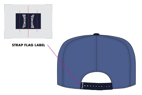 Trademark Hemp Snapback - Federal Blue/Navy