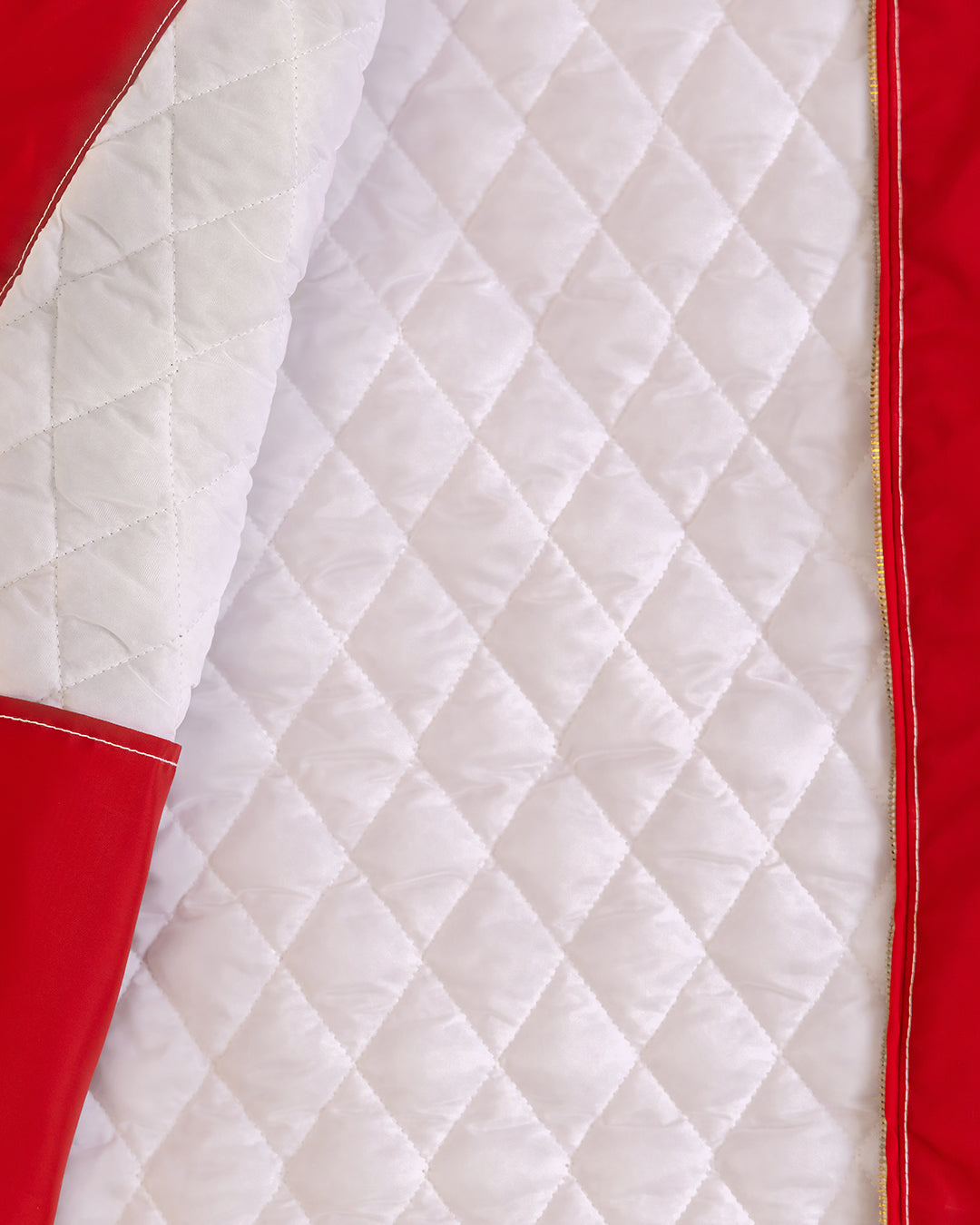 Quilt Lined Racing Jacket - Red/White/Black – Birdwell