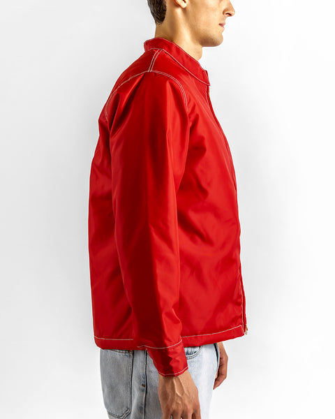 Birdwell Quilted Racing jacket worn by the model on a white background. The view is from the right-hand side. 