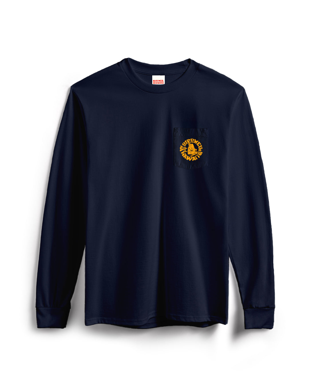 Shaka Long Sleeve Pocket T-Shirt - Navy – Birdwell