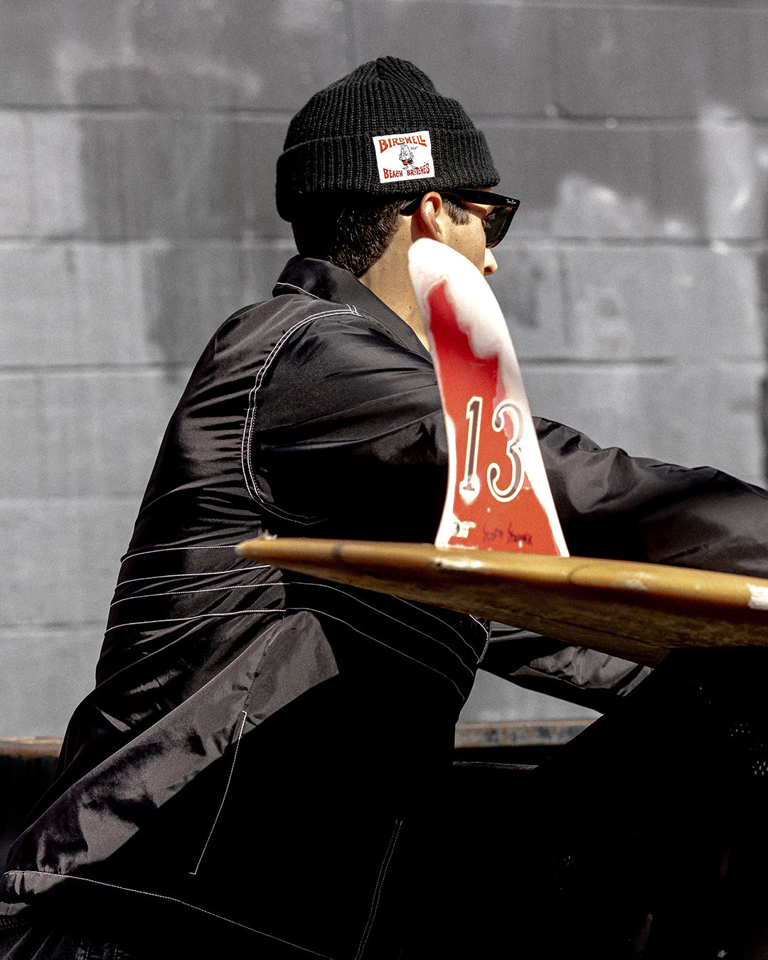 パ*ン様 VALLAD STUDIO BEANIE CAP BLK/WHT Fit Bike Co Freeze Beanie Hat - Black - BMXGuru.com / C&W Cycle
