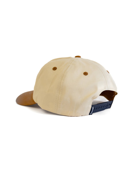 Tourist Twill Snapback - Bone/Brown