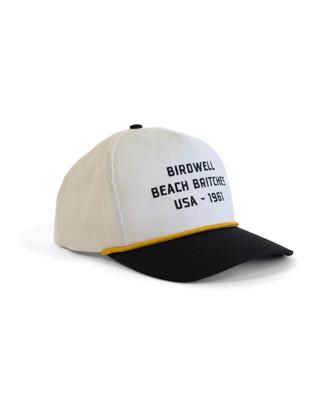 Trademark Hemp Snapback White Black