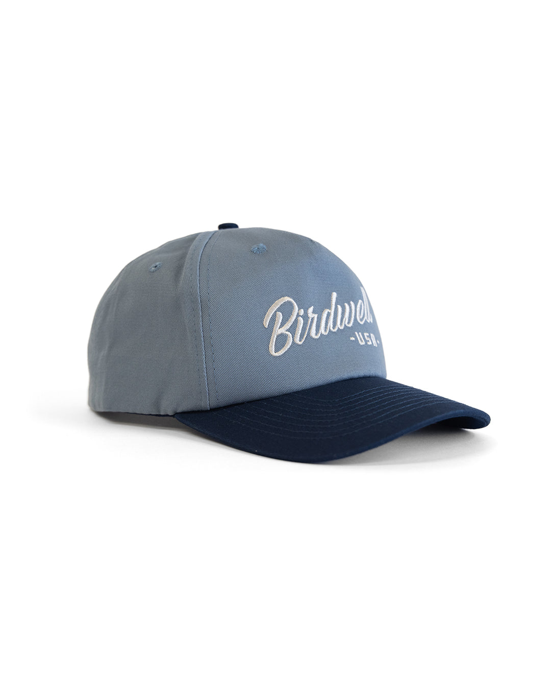 Script Twill Snapback Federal Blue Bone