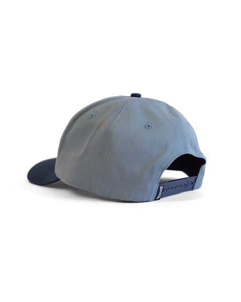 Script Twill Snapback - Federal Blue/Bone
