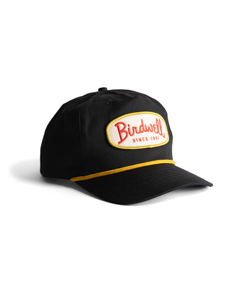 Potato Patch Twill Snapback - Black