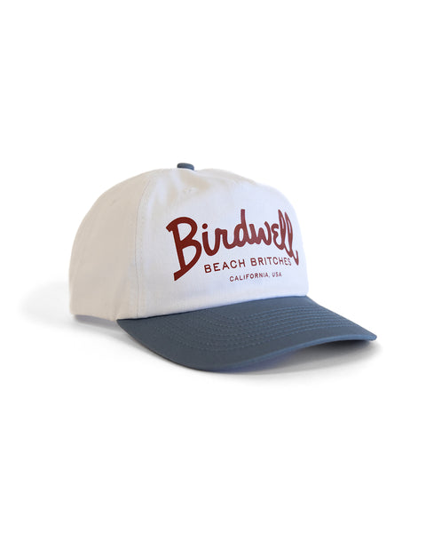 Big Arc Twill Snapback - White/Federal Blue