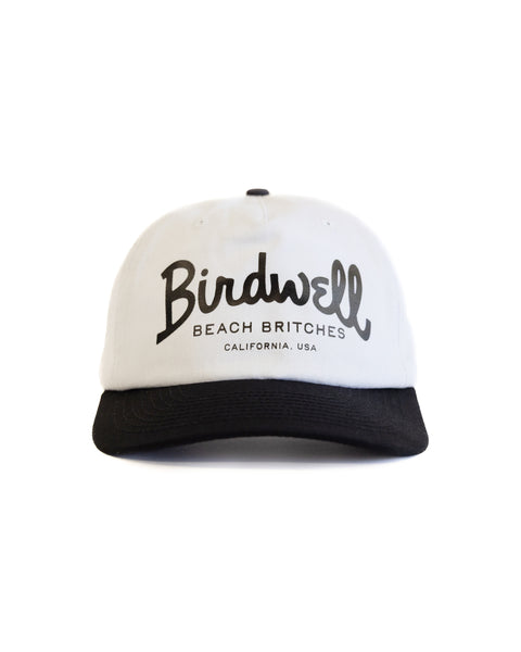 Big Arc Twill Snapback - White/Black
