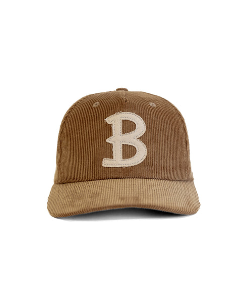 Big B Cord Snapback - Brown