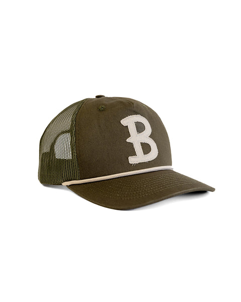 Big B Twill Snapback - Olive