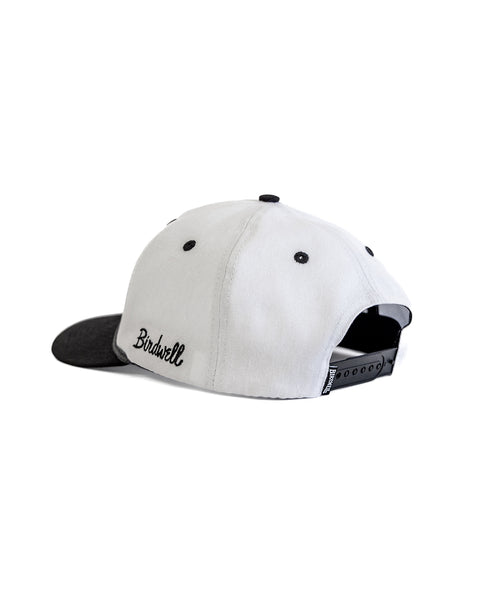 Big B Twill Snapback - White/Black