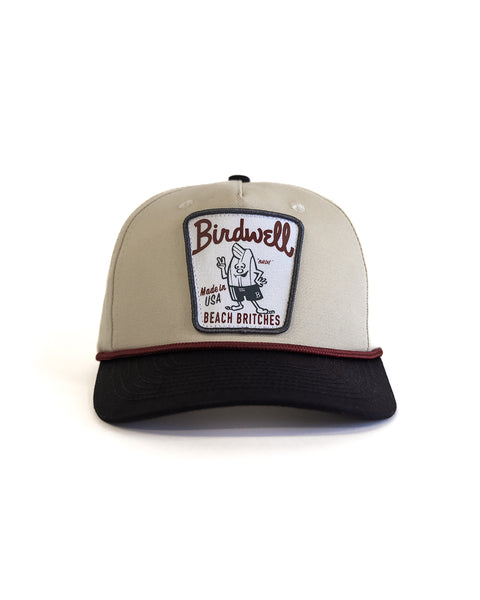 Milkman Twill Snapback - Bone/Black