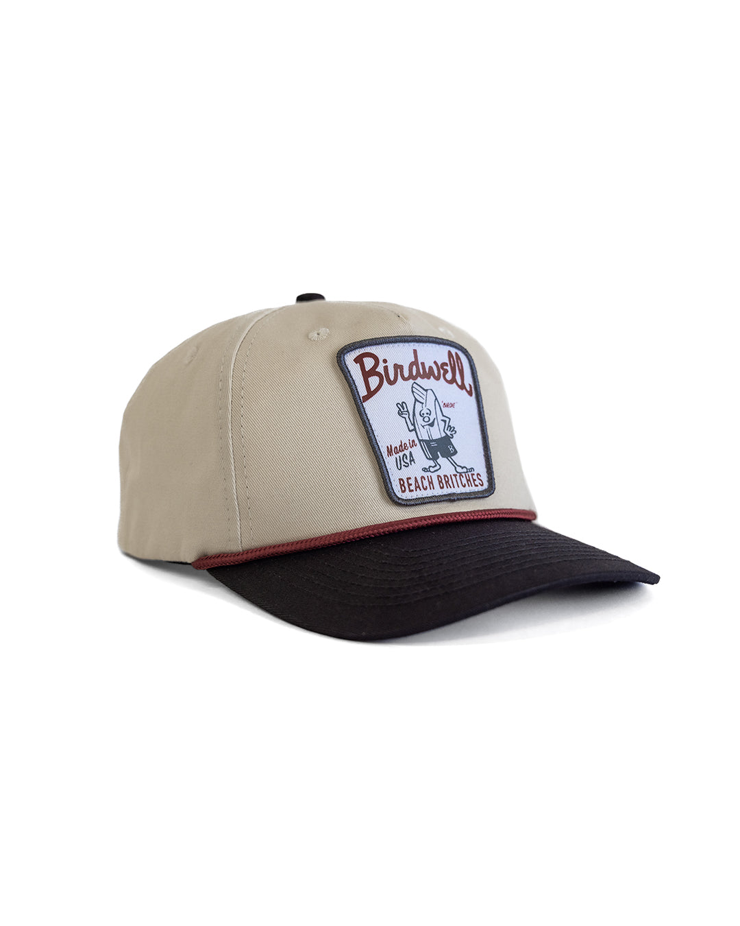 Milkman Twill Snapback Bone Black