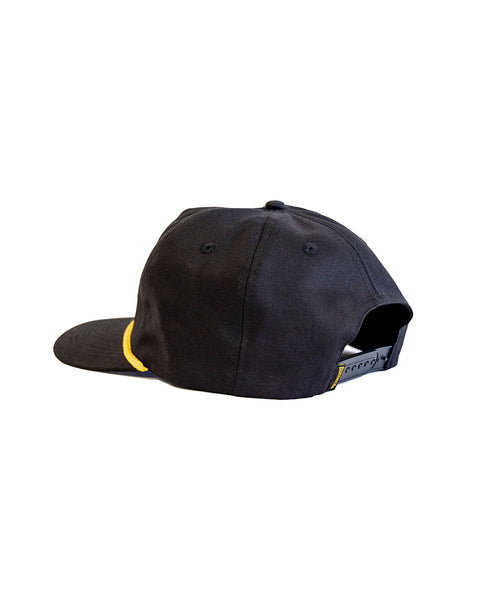 Shield Twill Snapback - Black