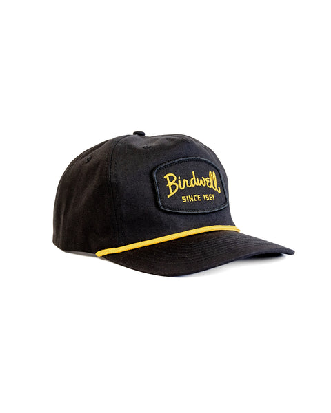 Shield Twill Snapback - Black