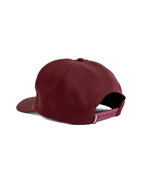 Shield Twill Snapback - Burgundy