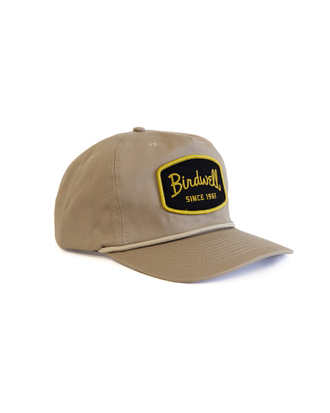 Shield Twill Snapback - Tan