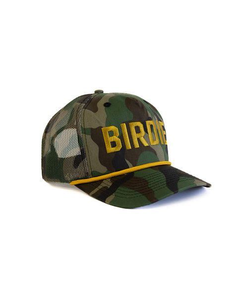 Big Birdie Twill Trucker - Woodland Camo