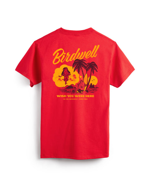 Daydreamin Birdie T-Shirt - Fuji Red