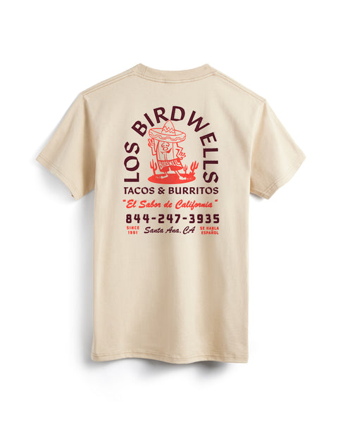 Los Birdwells T-Shirt - Cream