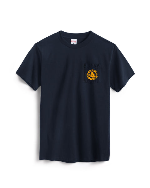 Shaka Pocket T-Shirt - Navy