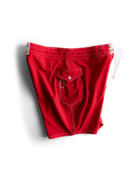 808 SurfStretch Side Pocket Boardshorts - Red