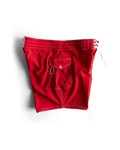 806 SurfStretch Side Pocket Boardshorts - Red