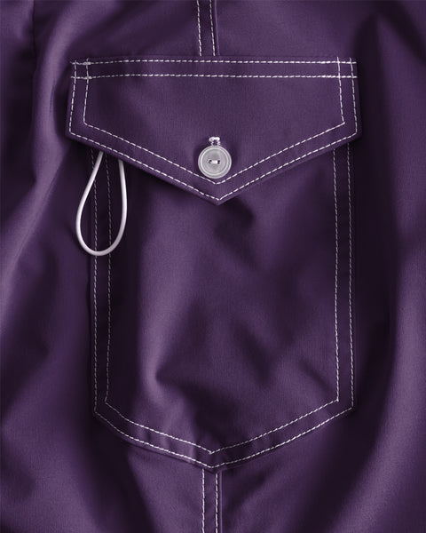 808 SurfStretch Side Pocket Boardshorts - Purple