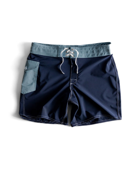 806 SurfStretch® Side Pocket Boardshorts - Navy/Federal Blue
