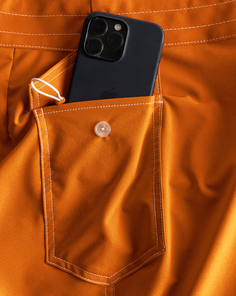 806 SurfStretch Side Pocket Boardshorts - Medium Orange
