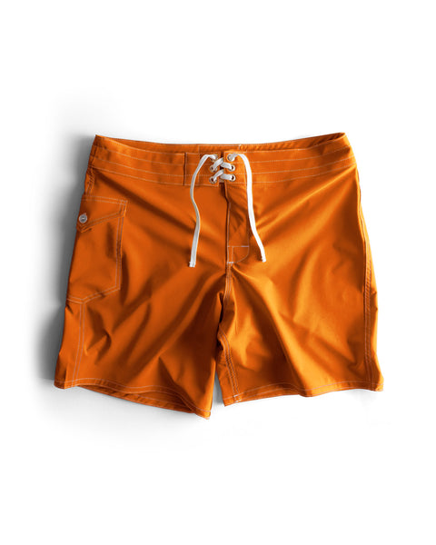 808 SurfStretch Side Pocket Boardshorts - Medium Orange