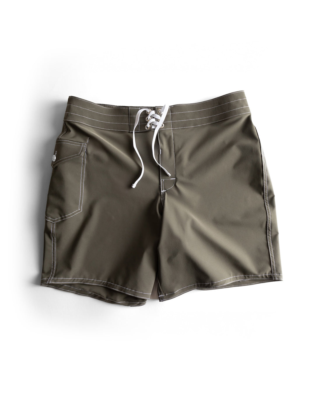 808 SurfStretch Side Pocket Boardshorts Army