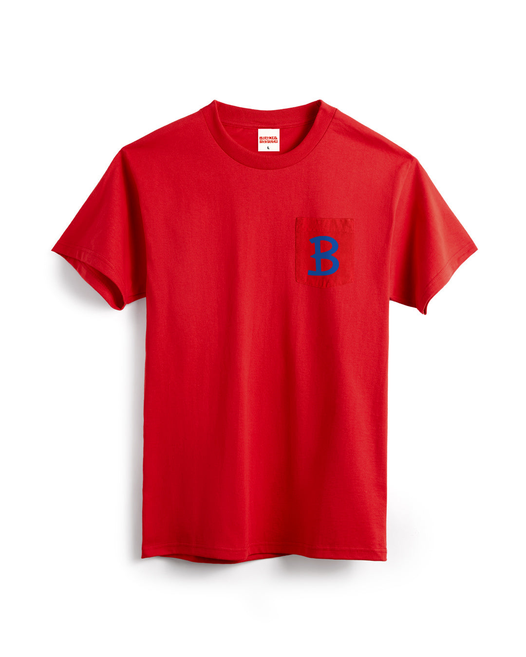 Script Pocket T Shirt Tomato