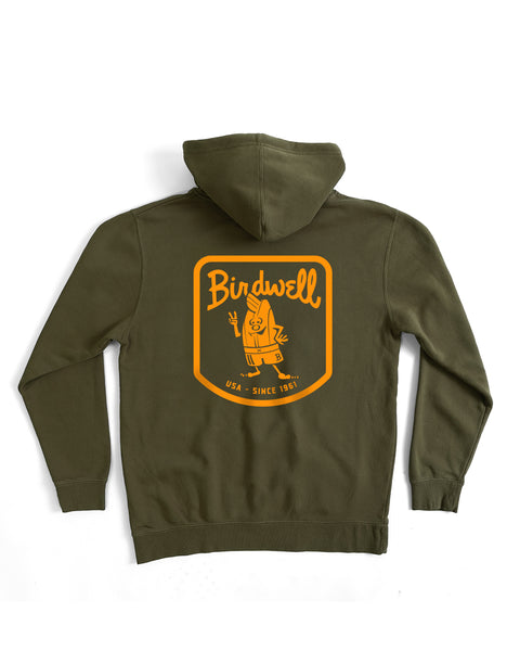 Herald Midweight Hoodie - Army