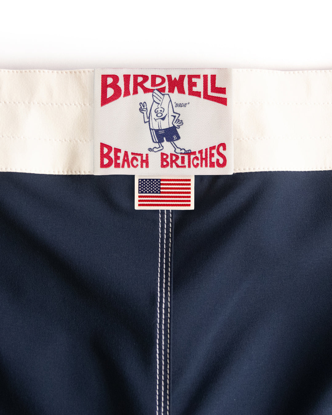 808 Mono Stripe Boardshorts – Navy/Bone | Birdwell