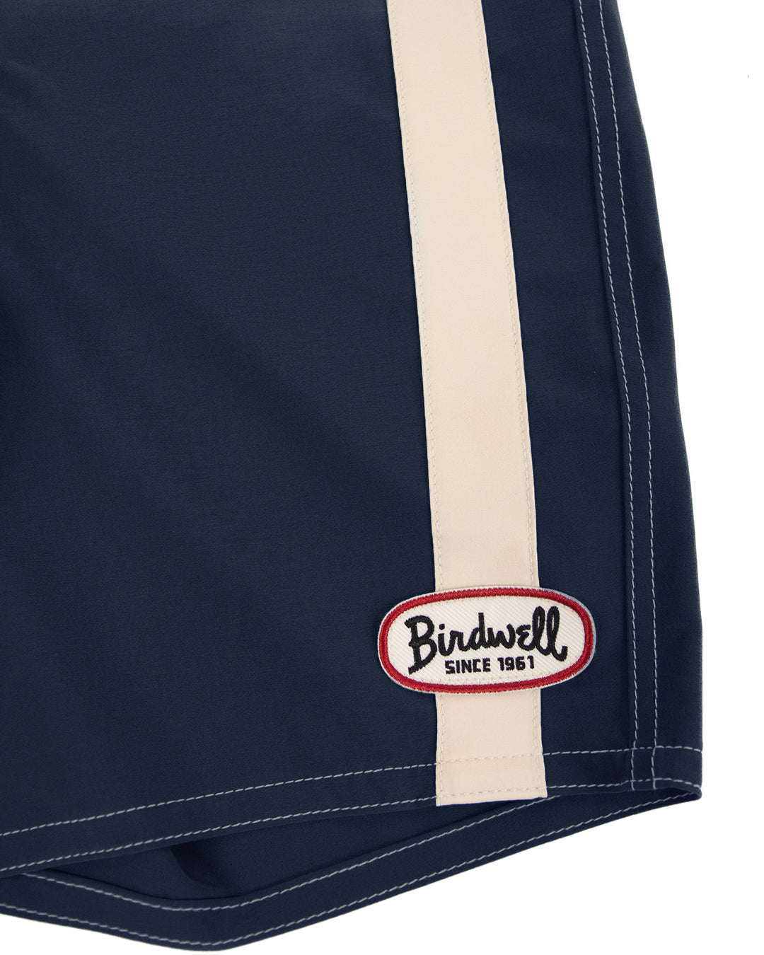 808 Mono Stripe Boardshorts – Navy/Bone | Birdwell
