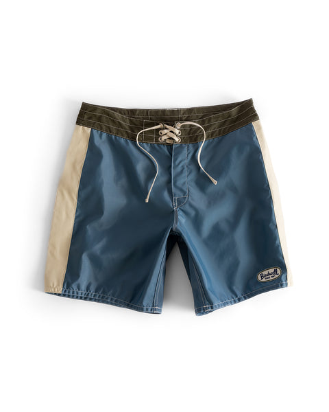 300 Legend Boardshorts - Federal Blue/Dark Olive/Bone – Birdwell