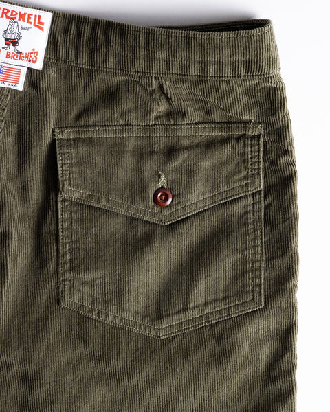 Classic Corduroy Shorts - Olive